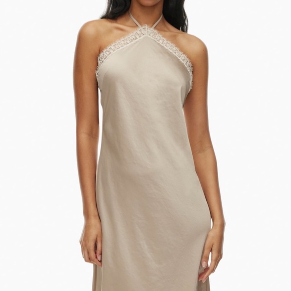 Aritzia Lyon Satin Dress - Picture 2 of 6